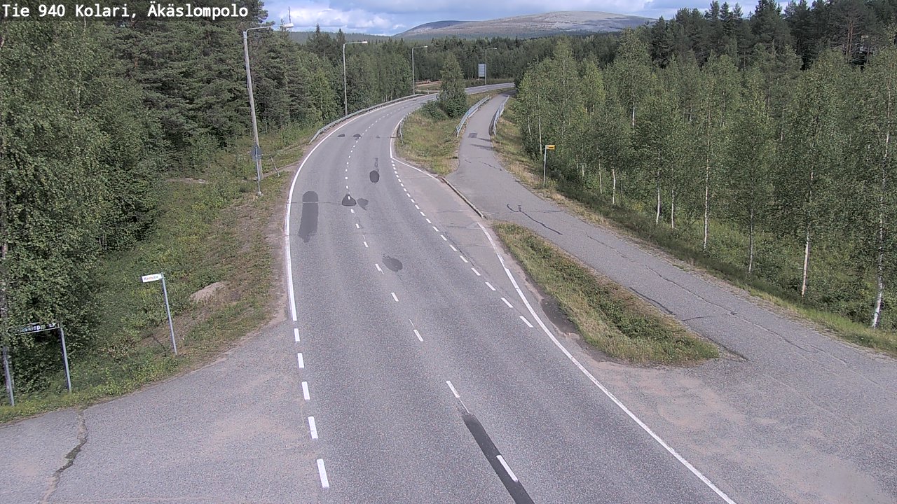Weather Camera Image Road 940 Kolari, Äkäslompolo, Kolari, Lappi