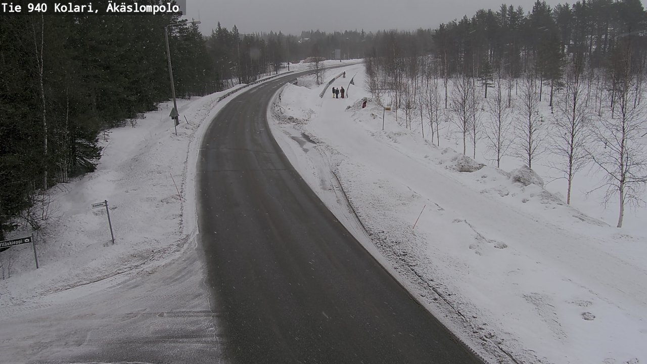Weather Camera Image Road 940 Kolari, Äkäslompolo, Kolari, Lappi