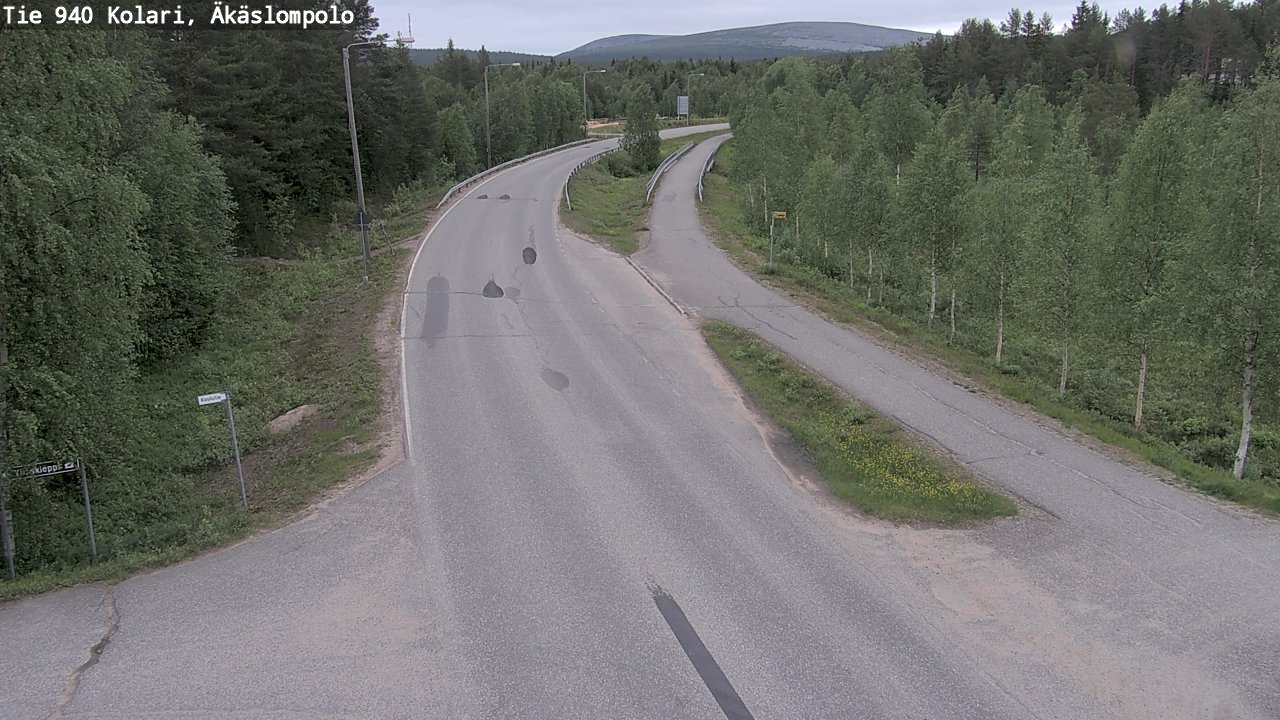 Kelikamerat Kuva Tie 940 Kolari, Äkäslompolo, Kolari, Lappi