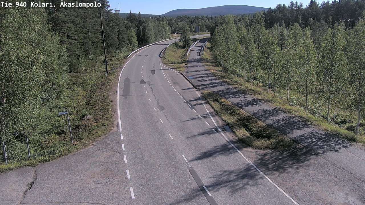 Weather Camera Image Road 940 Kolari, Äkäslompolo, Kolari, Lappi
