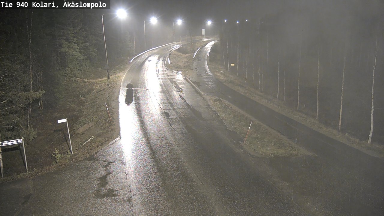 Kelikamerat Kuva Tie 940 Kolari, Äkäslompolo, Kolari, Lappi