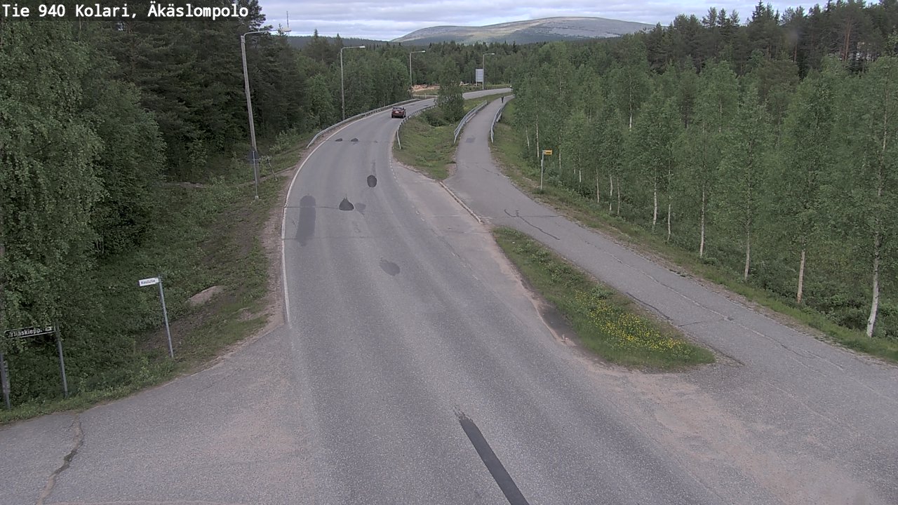 Kelikamerat Kuva Tie 940 Kolari, Äkäslompolo, Kolari, Lappi