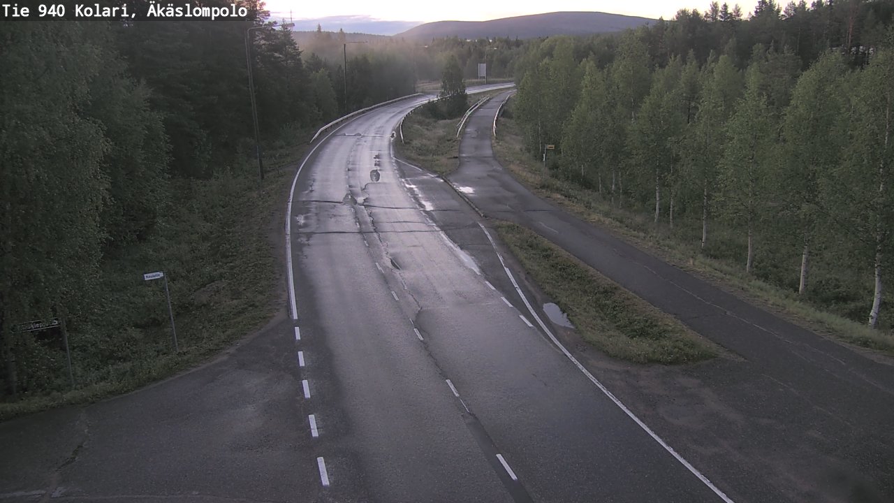 Kelikamerat Kuva Tie 940 Kolari, Äkäslompolo, Kolari, Lappi