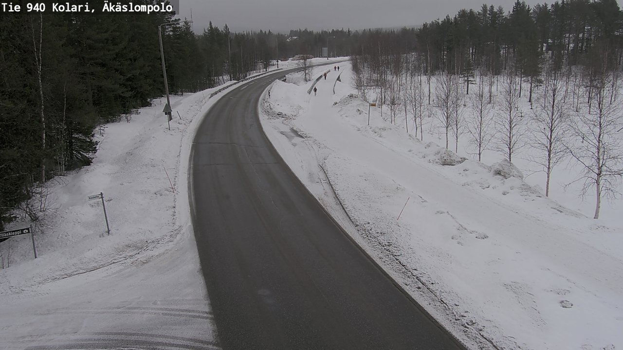 Weather Camera Image Road 940 Kolari, Äkäslompolo, Kolari, Lappi