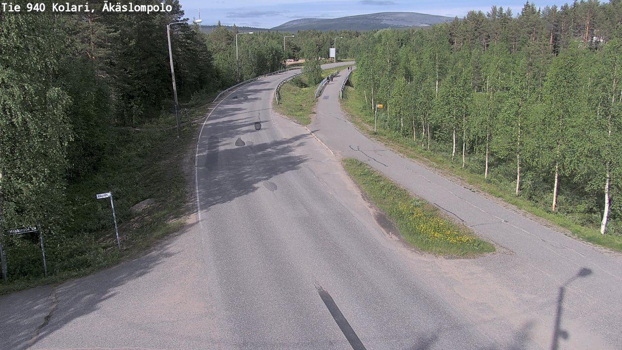 Kelikamerat Kuva Tie 940 Kolari, Äkäslompolo, Kolari, Lappi