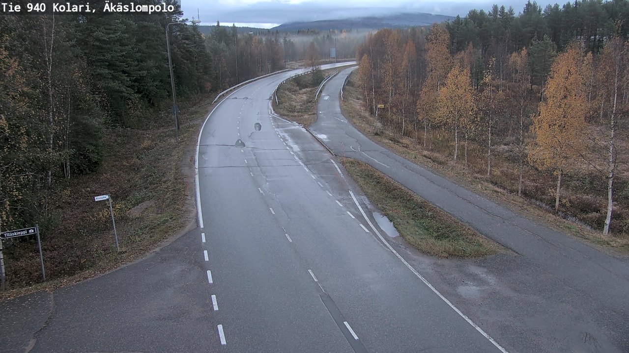 Kelikamerat Kuva Tie 940 Kolari, Äkäslompolo, Kolari, Lappi