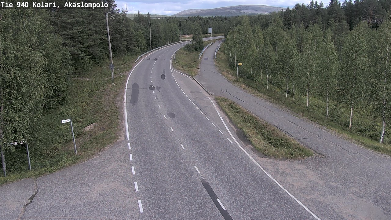 Weather Camera Image Road 940 Kolari, Äkäslompolo, Kolari, Lappi