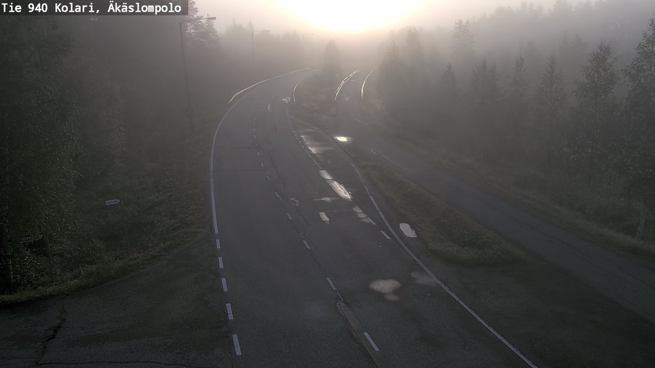 Weather Camera Image Road 940 Kolari, Äkäslompolo, Kolari, Lappi