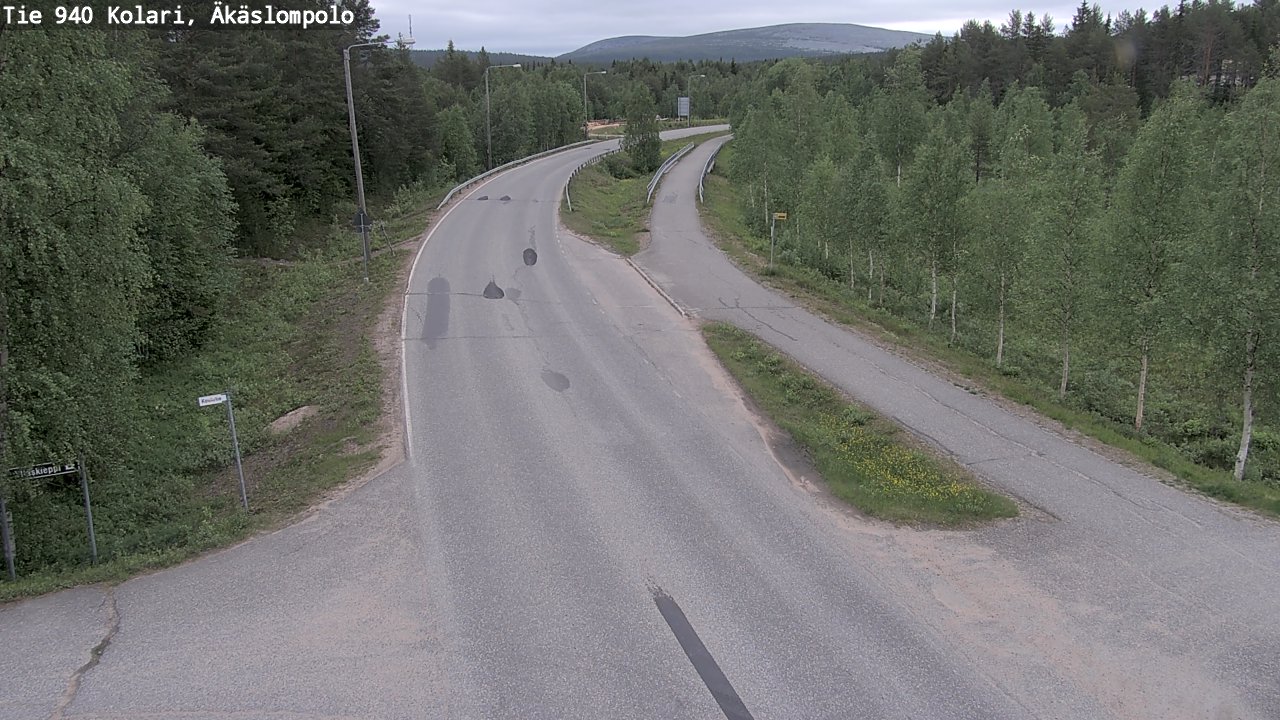Kelikamerat Kuva Tie 940 Kolari, Äkäslompolo, Kolari, Lappi