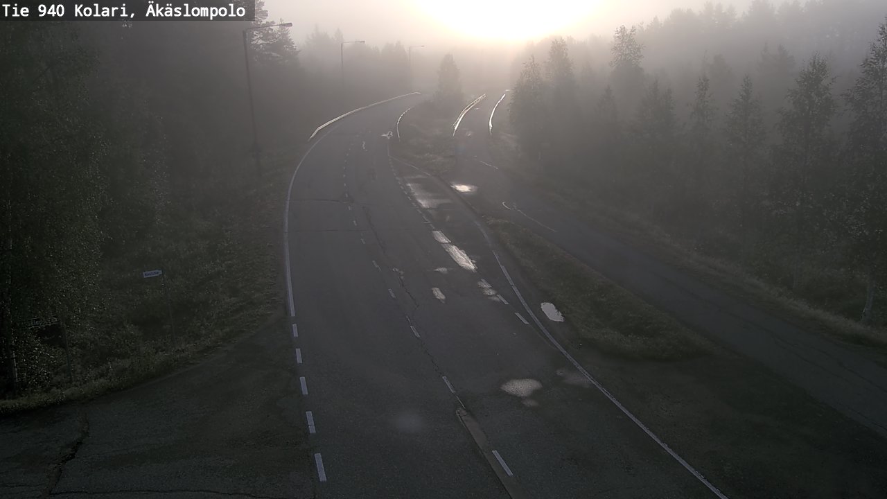 Weather Camera Image Road 940 Kolari, Äkäslompolo, Kolari, Lappi