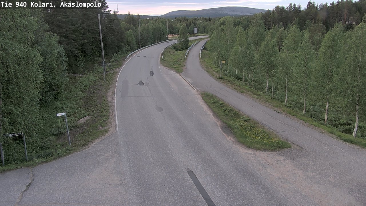 Kelikamerat Kuva Tie 940 Kolari, Äkäslompolo, Kolari, Lappi