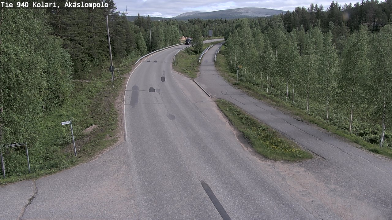 Kelikamerat Kuva Tie 940 Kolari, Äkäslompolo, Kolari, Lappi