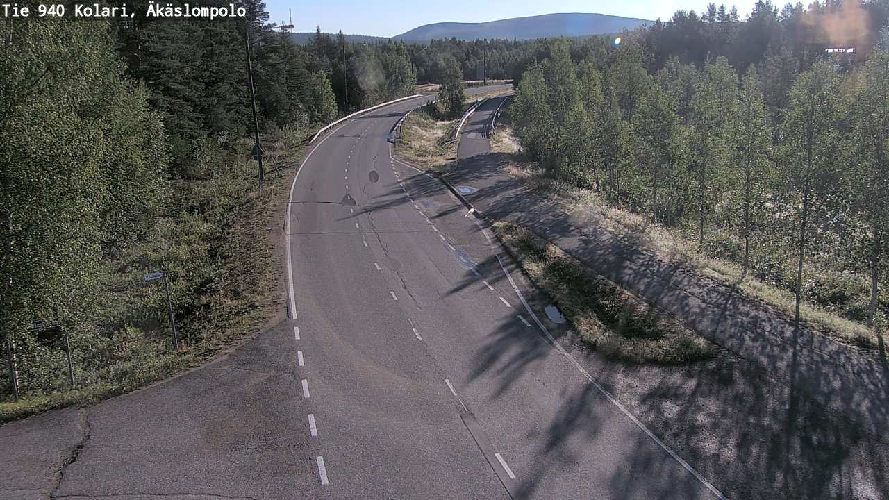 Weather Camera Image Road 940 Kolari, Äkäslompolo, Kolari, Lappi