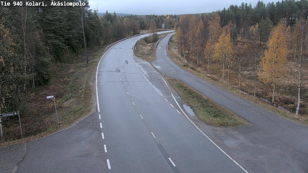 Weather Camera Image Road 940 Kolari, Äkäslompolo, Kolari, Lappi