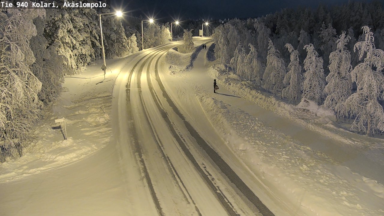 Weather Camera Image Road 940 Kolari, Äkäslompolo, Kolari, Lappi