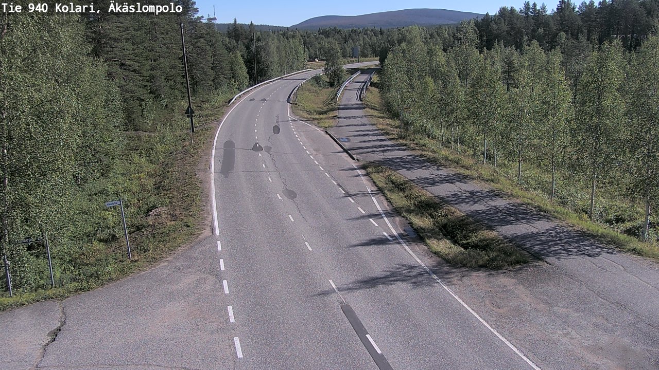 Weather Camera Image Road 940 Kolari, Äkäslompolo, Kolari, Lappi
