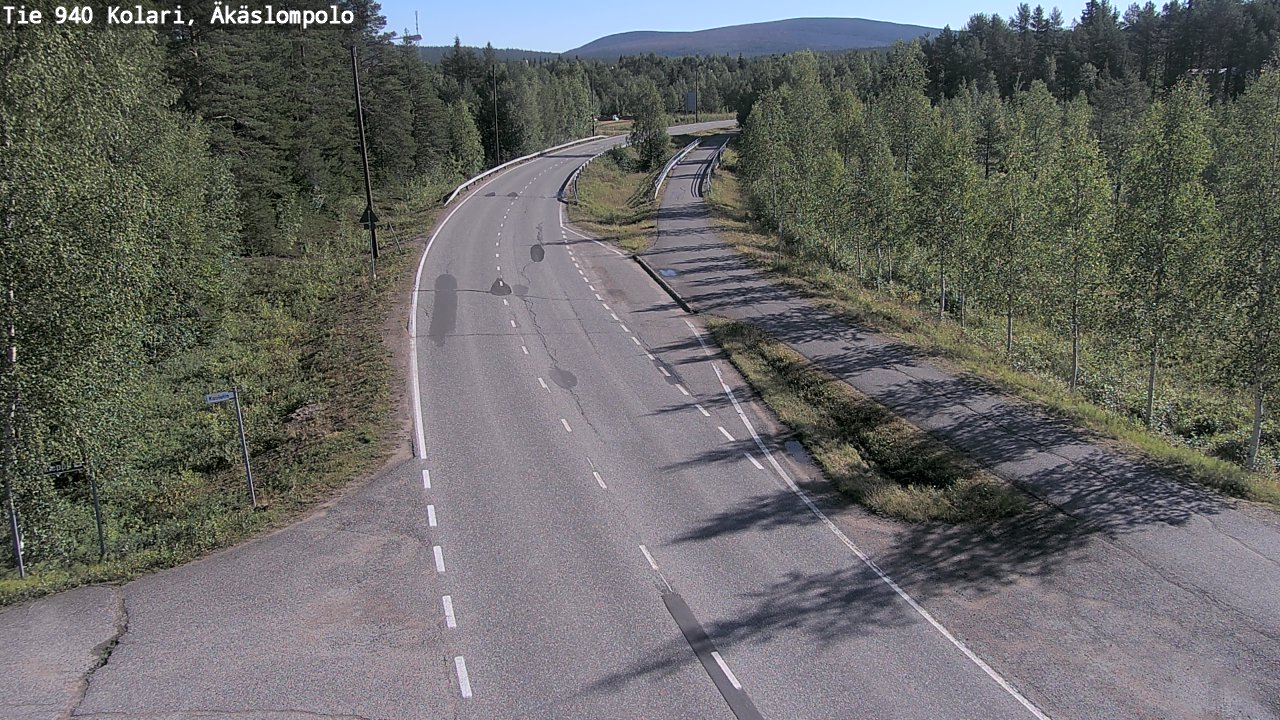 Weather Camera Image Road 940 Kolari, Äkäslompolo, Kolari, Lappi