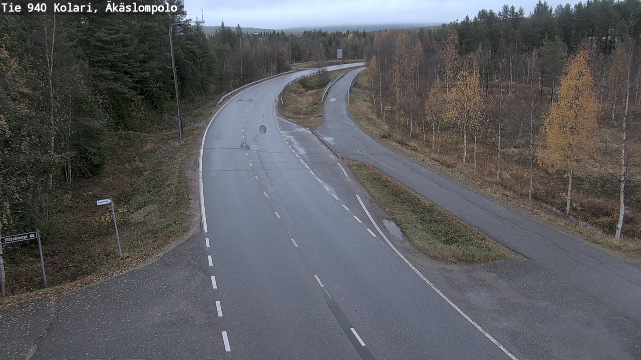 Weather Camera Image Road 940 Kolari, Äkäslompolo, Kolari, Lappi