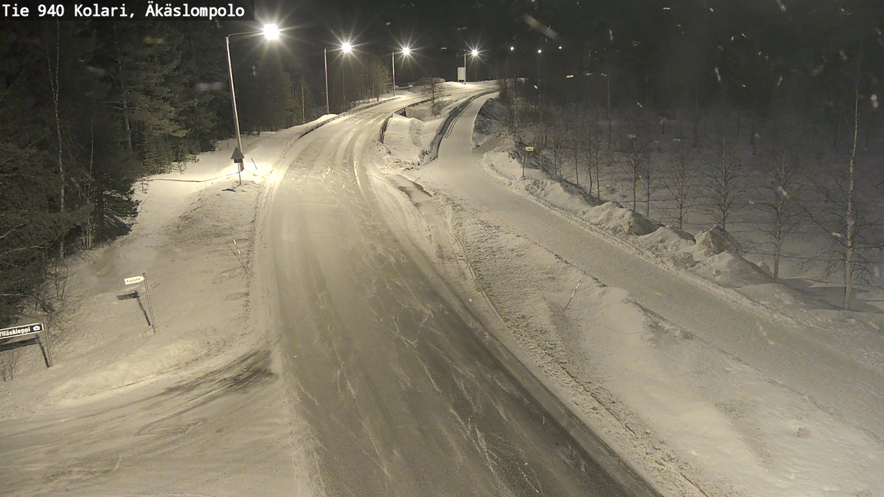 Kelikamerat Kuva Tie 940 Kolari, Äkäslompolo, Kolari, Lappi