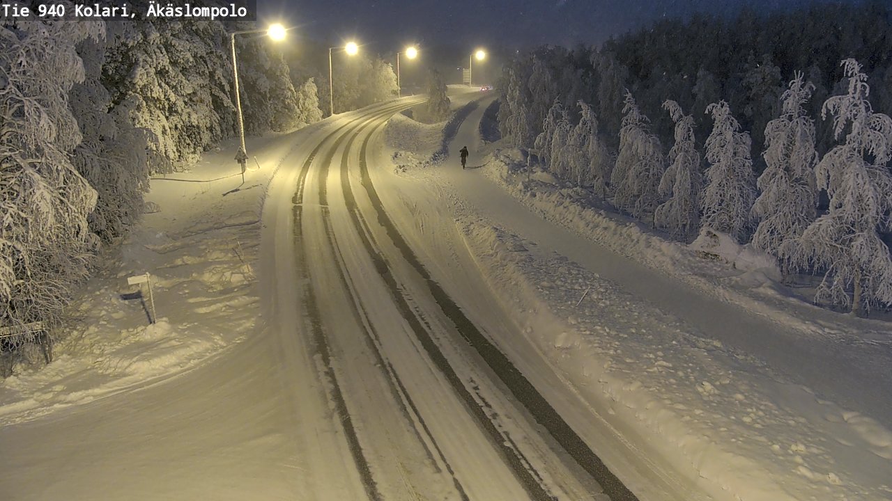 Kelikamerat Kuva Tie 940 Kolari, Äkäslompolo, Kolari, Lappi