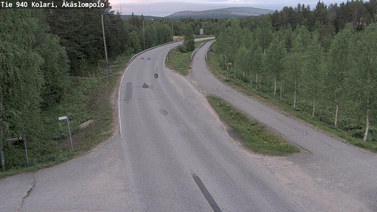 Kelikamerat Kuva Tie 940 Kolari, Äkäslompolo, Kolari, Lappi