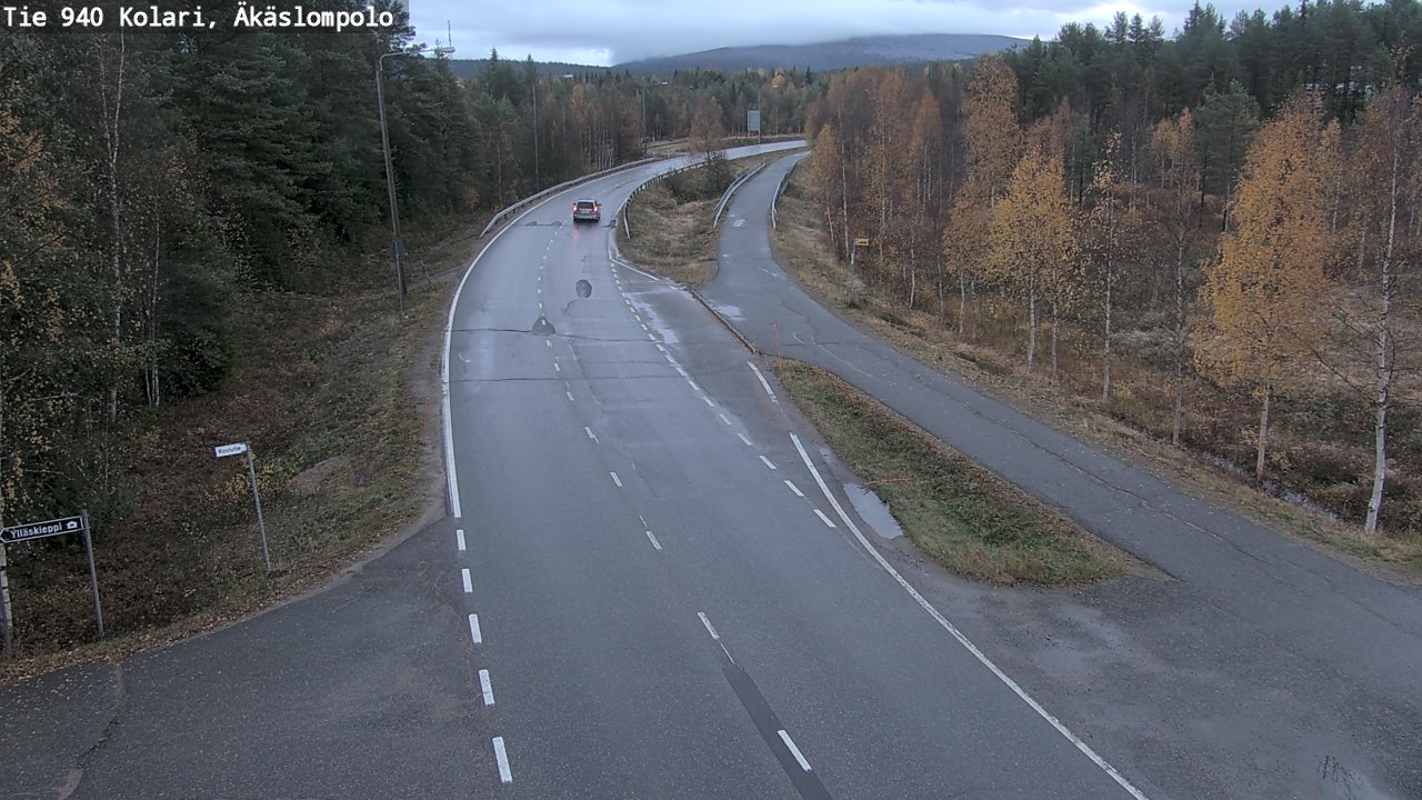 Kelikamerat Kuva Tie 940 Kolari, Äkäslompolo, Kolari, Lappi