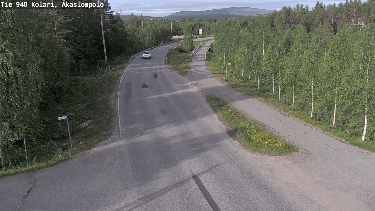 Kelikamerat Kuva Tie 940 Kolari, Äkäslompolo, Kolari, Lappi