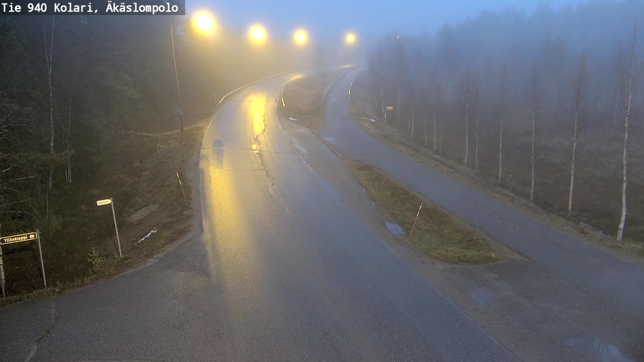 Kelikamerat Kuva Tie 940 Kolari, Äkäslompolo, Kolari, Lappi