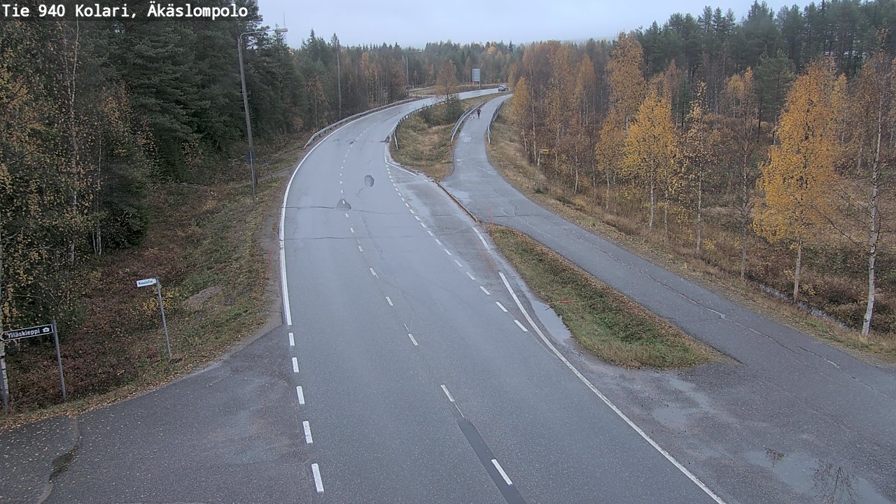 Kelikamerat Kuva Tie 940 Kolari, Äkäslompolo, Kolari, Lappi