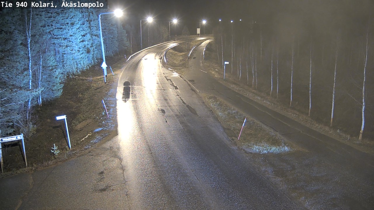 Kelikamerat Kuva Tie 940 Kolari, Äkäslompolo, Kolari, Lappi