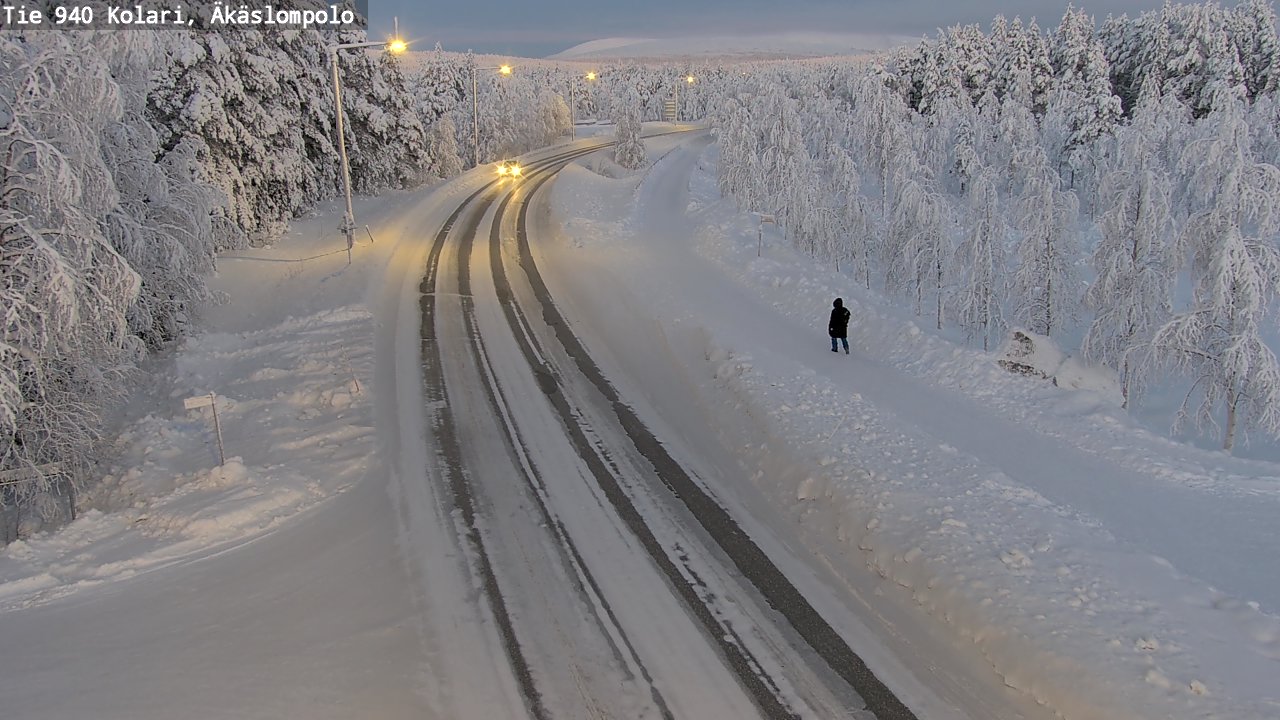Weather Camera Image Road 940 Kolari, Äkäslompolo, Kolari, Lappi