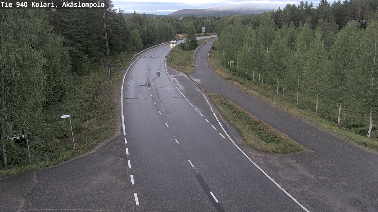 Kelikamerat Kuva Tie 940 Kolari, Äkäslompolo, Kolari, Lappi