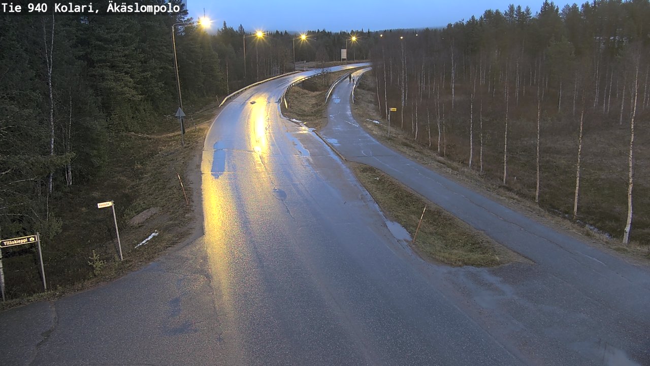 Kelikamerat Kuva Tie 940 Kolari, Äkäslompolo, Kolari, Lappi