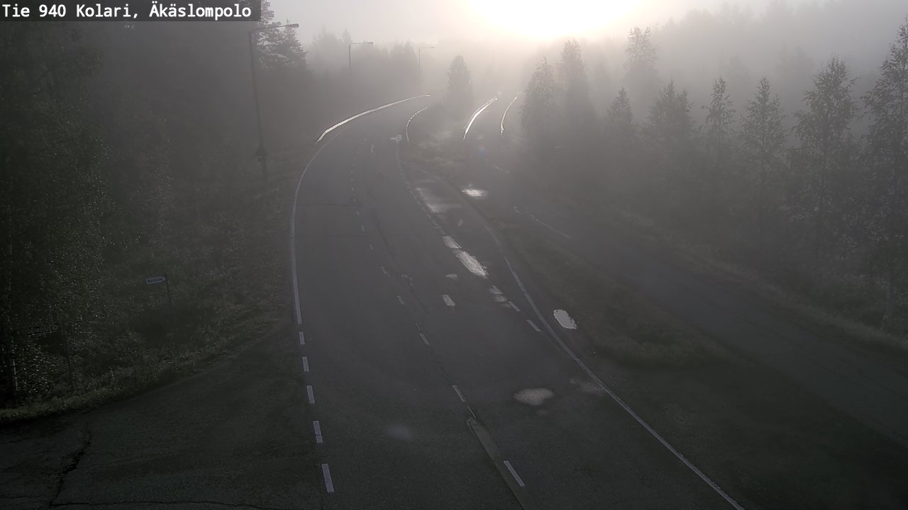 Weather Camera Image Road 940 Kolari, Äkäslompolo, Kolari, Lappi