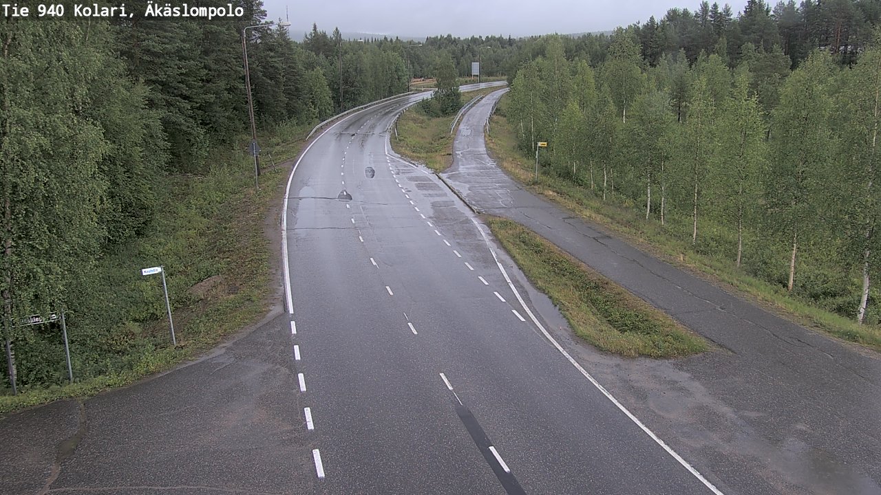 Kelikamerat Kuva Tie 940 Kolari, Äkäslompolo, Kolari, Lappi