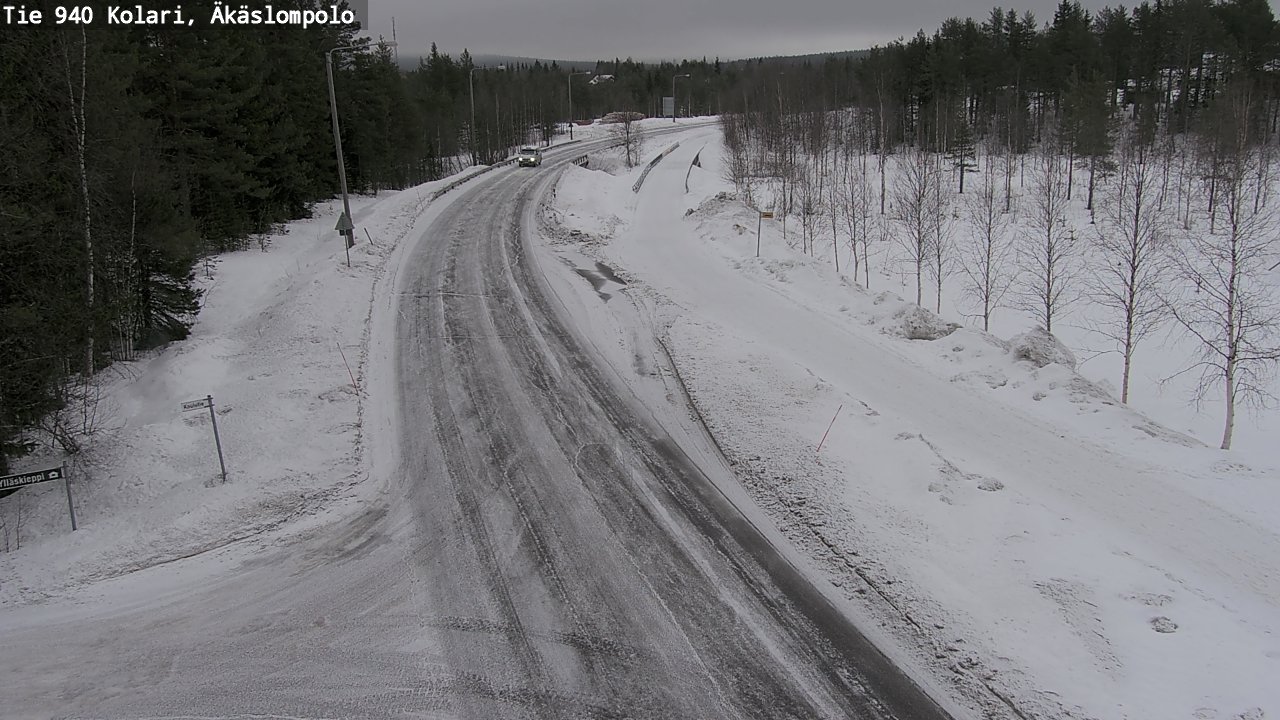 Kelikamerat Kuva Tie 940 Kolari, Äkäslompolo, Kolari, Lappi