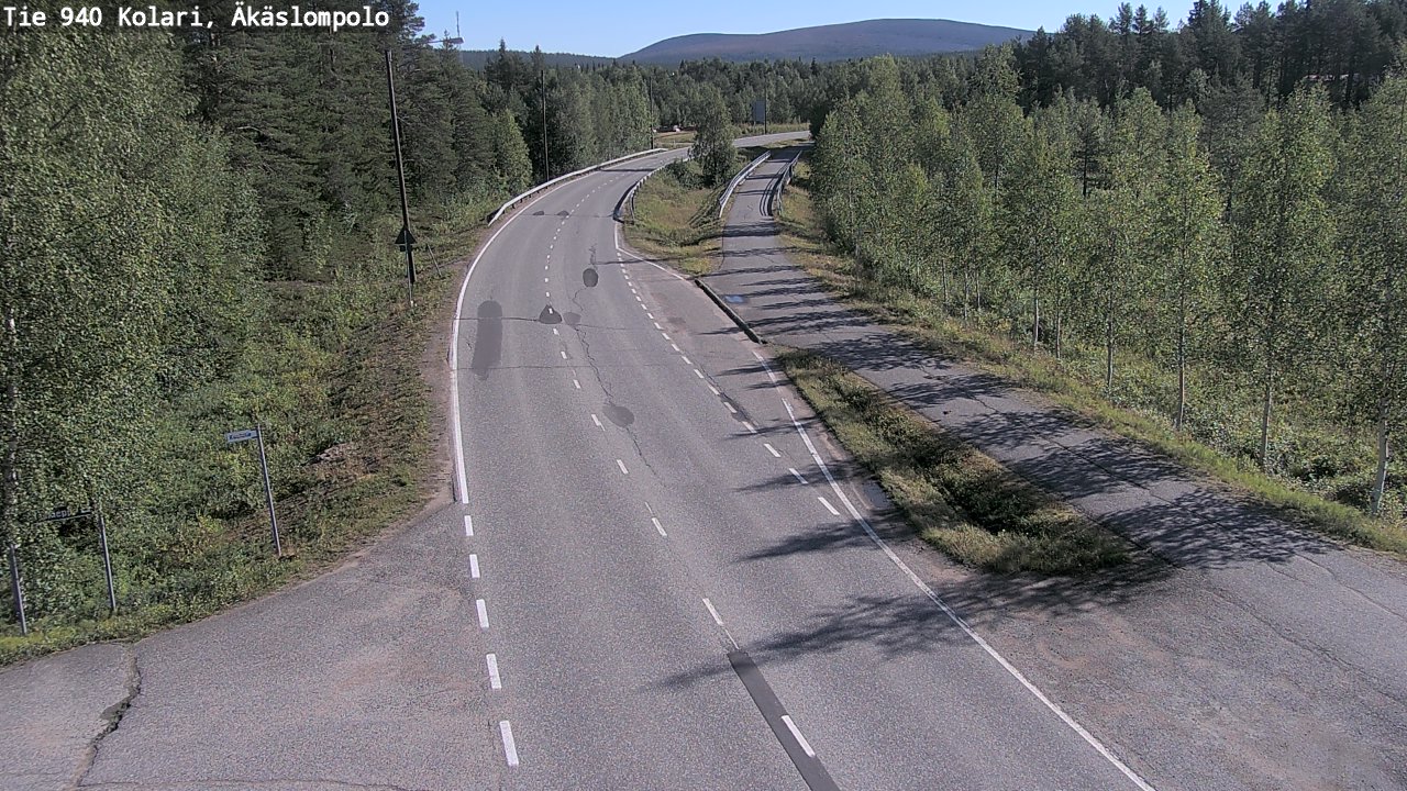 Weather Camera Image Road 940 Kolari, Äkäslompolo, Kolari, Lappi