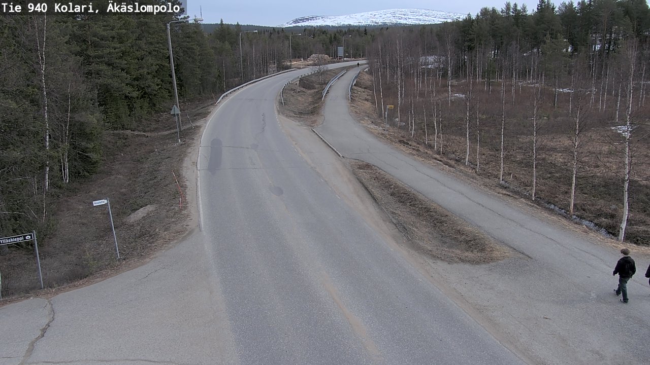 Weather Camera Image Väg 940 Kolari, Äkäslompolo, Kolari, Lappi