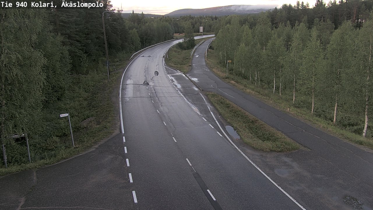 Kelikamerat Kuva Tie 940 Kolari, Äkäslompolo, Kolari, Lappi