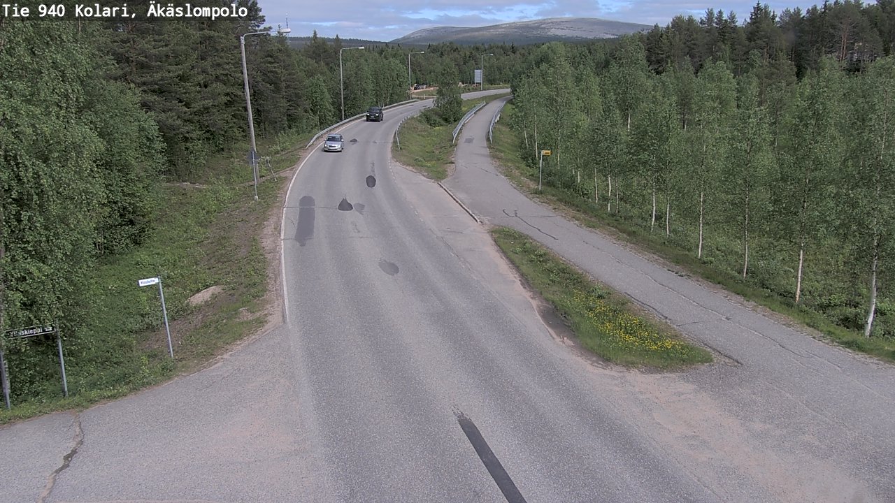 Kelikamerat Kuva Tie 940 Kolari, Äkäslompolo, Kolari, Lappi