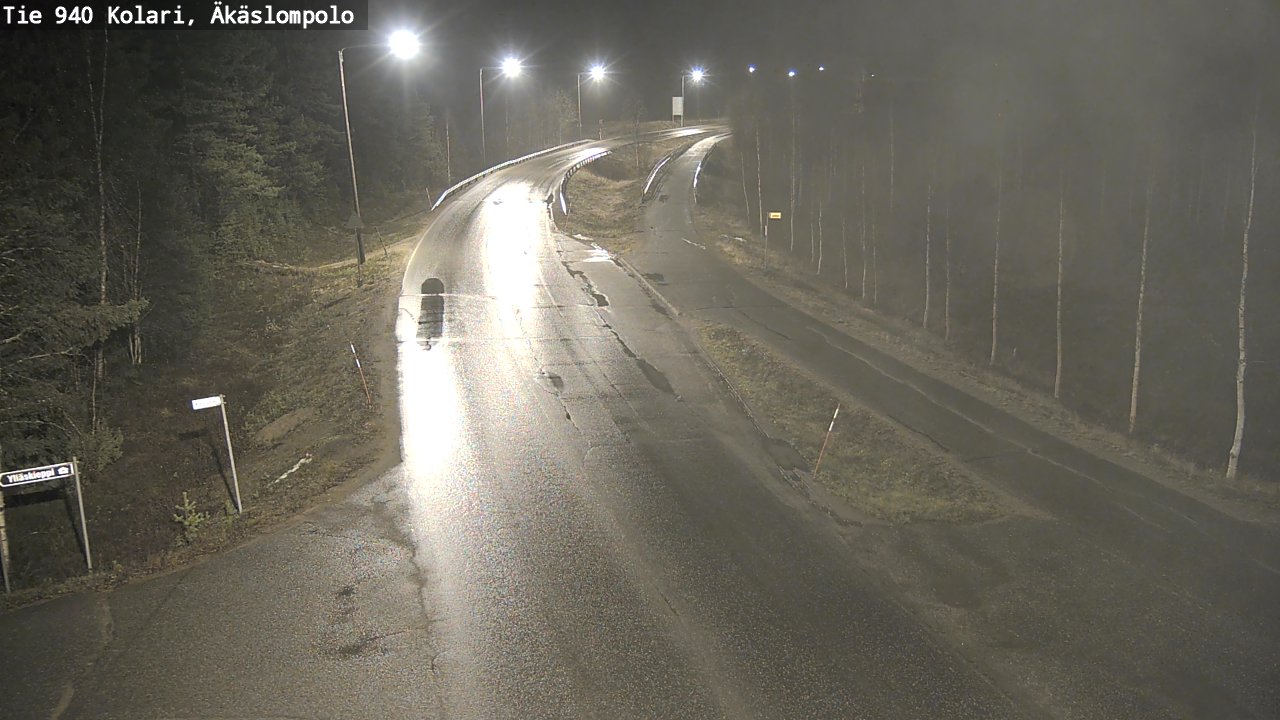 Kelikamerat Kuva Tie 940 Kolari, Äkäslompolo, Kolari, Lappi