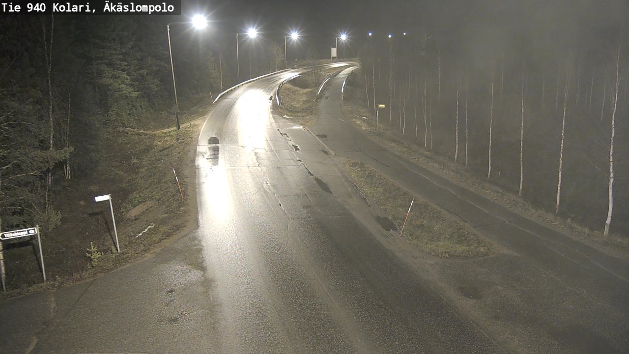 Kelikamerat Kuva Tie 940 Kolari, Äkäslompolo, Kolari, Lappi