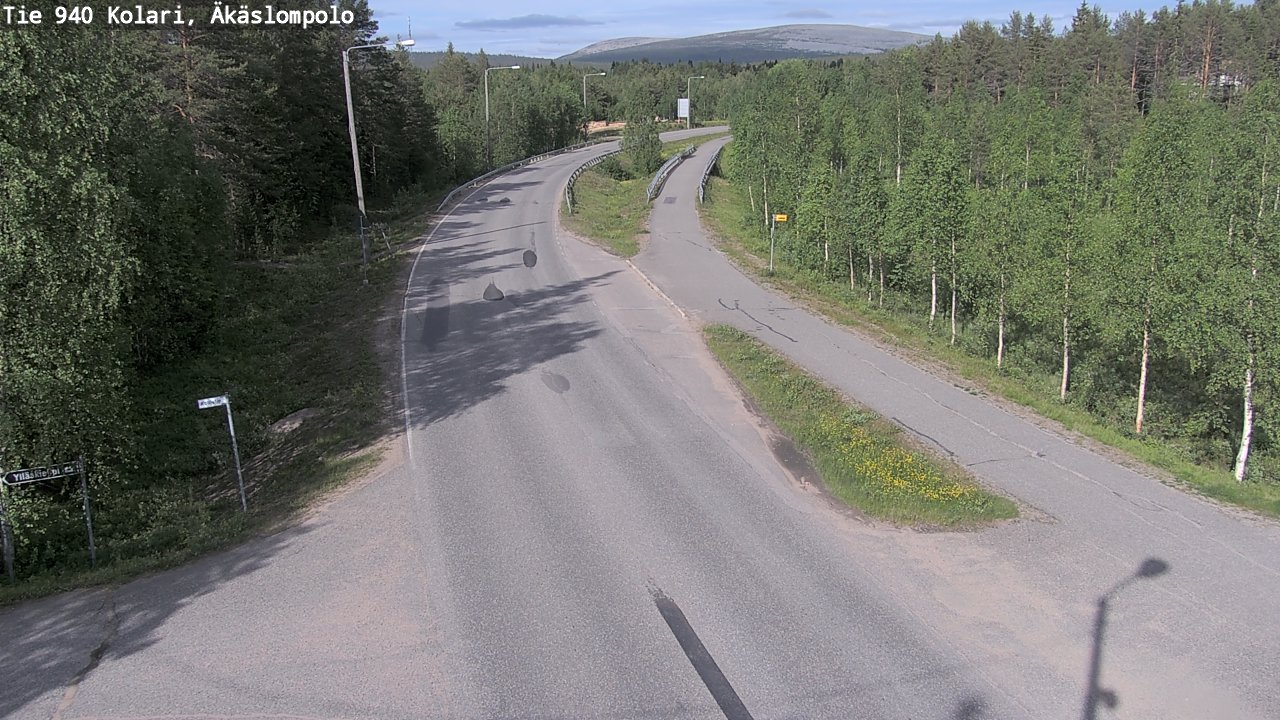 Kelikamerat Kuva Tie 940 Kolari, Äkäslompolo, Kolari, Lappi