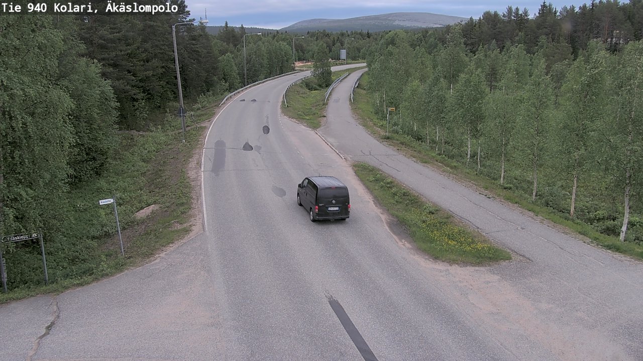 Kelikamerat Kuva Tie 940 Kolari, Äkäslompolo, Kolari, Lappi