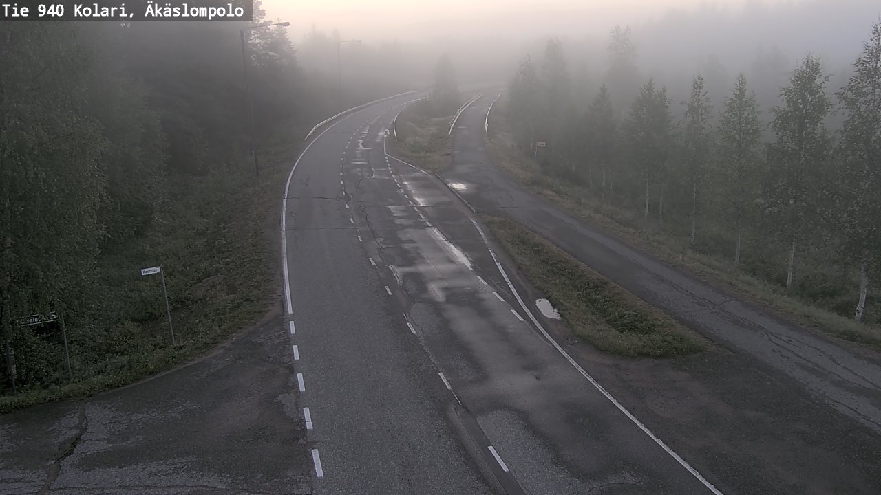 Kelikamerat Kuva Tie 940 Kolari, Äkäslompolo, Kolari, Lappi