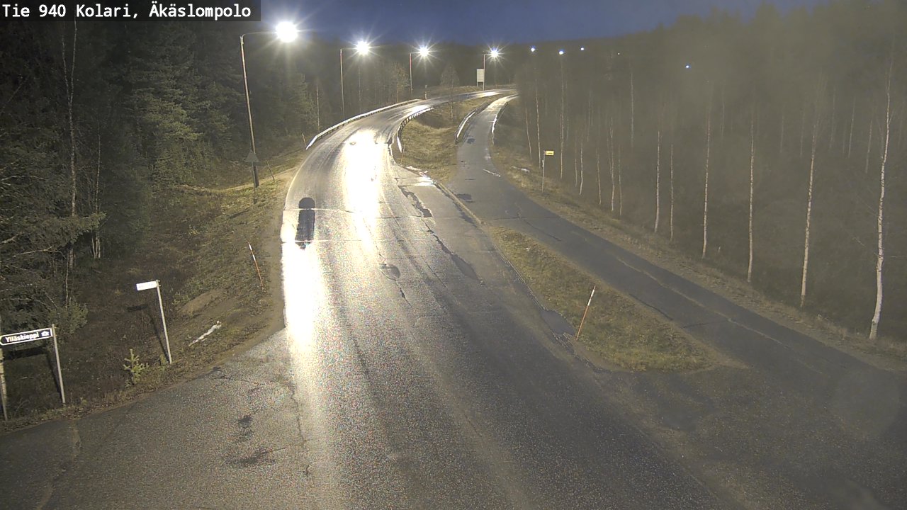 Kelikamerat Kuva Tie 940 Kolari, Äkäslompolo, Kolari, Lappi