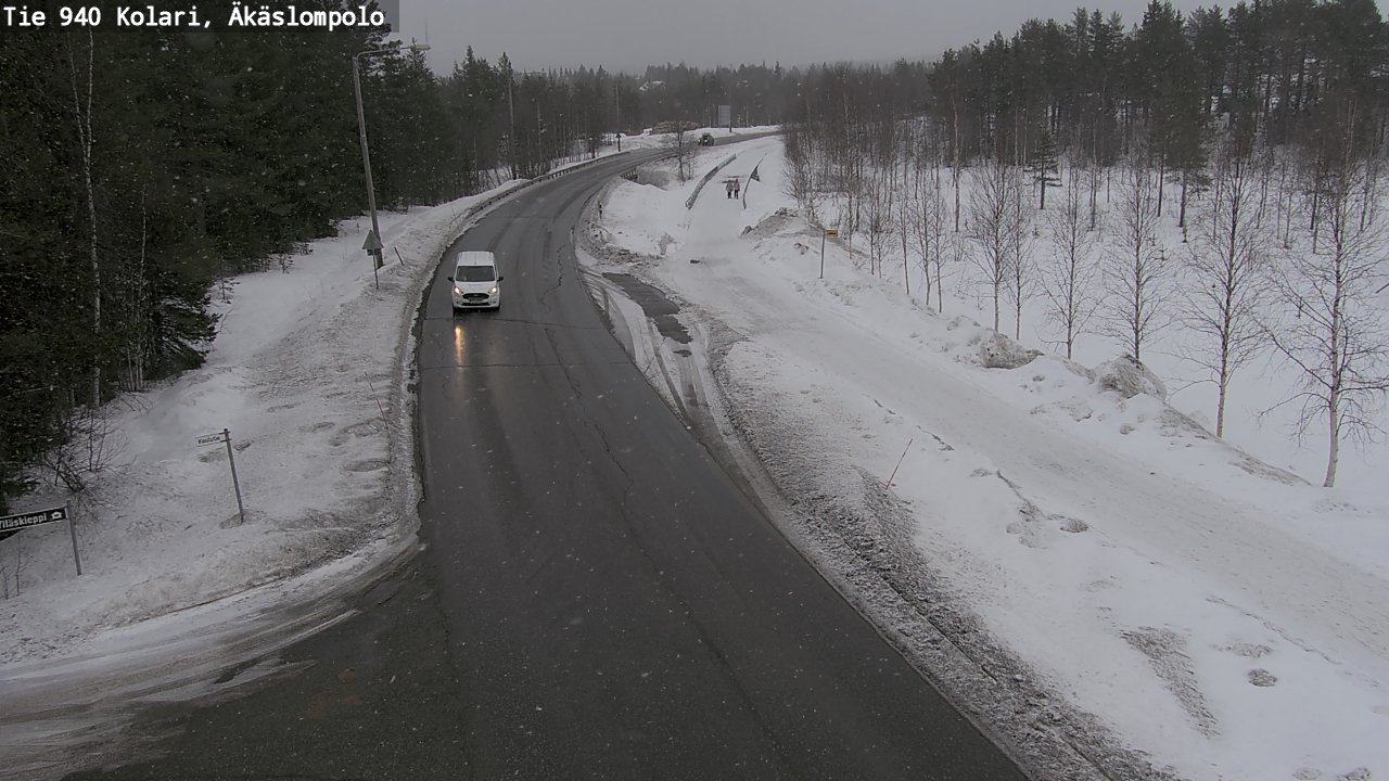 Kelikamerat Kuva Tie 940 Kolari, Äkäslompolo, Kolari, Lappi