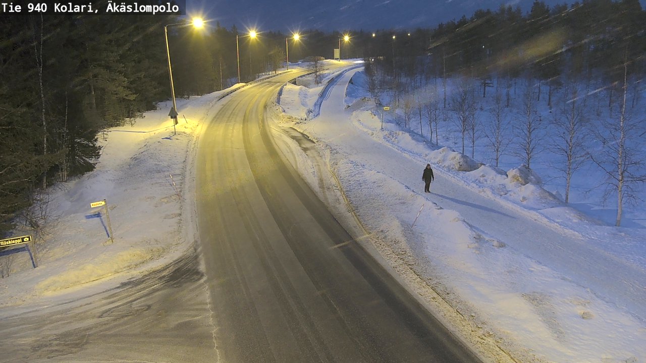 Kelikamerat Kuva Tie 940 Kolari, Äkäslompolo, Kolari, Lappi