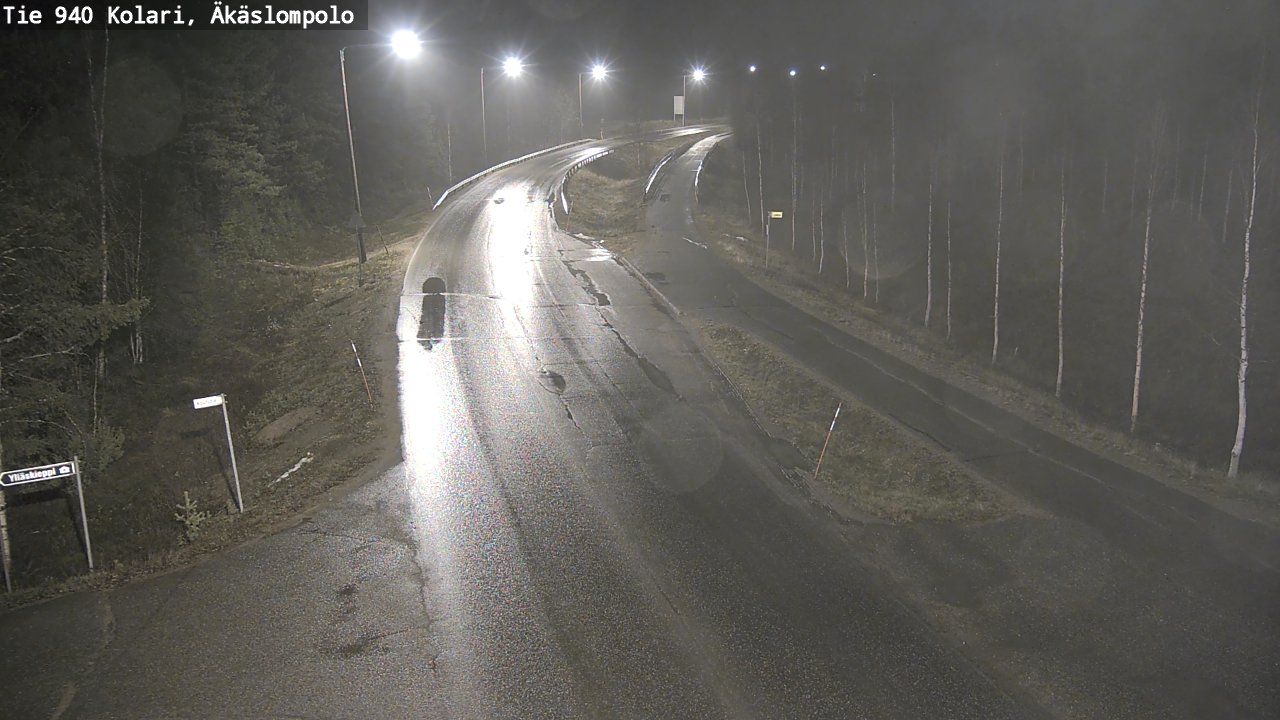 Kelikamerat Kuva Tie 940 Kolari, Äkäslompolo, Kolari, Lappi