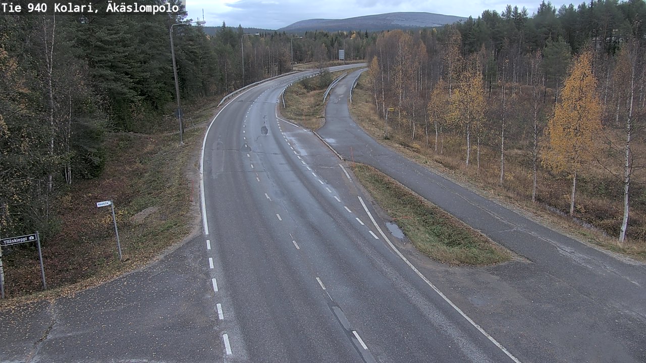 Weather Camera Image Road 940 Kolari, Äkäslompolo, Kolari, Lappi